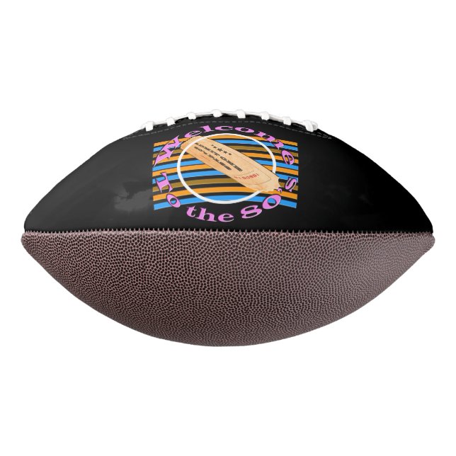 Balón De Fútbol Americano Admitir un billete a los 80 (Girado 270)