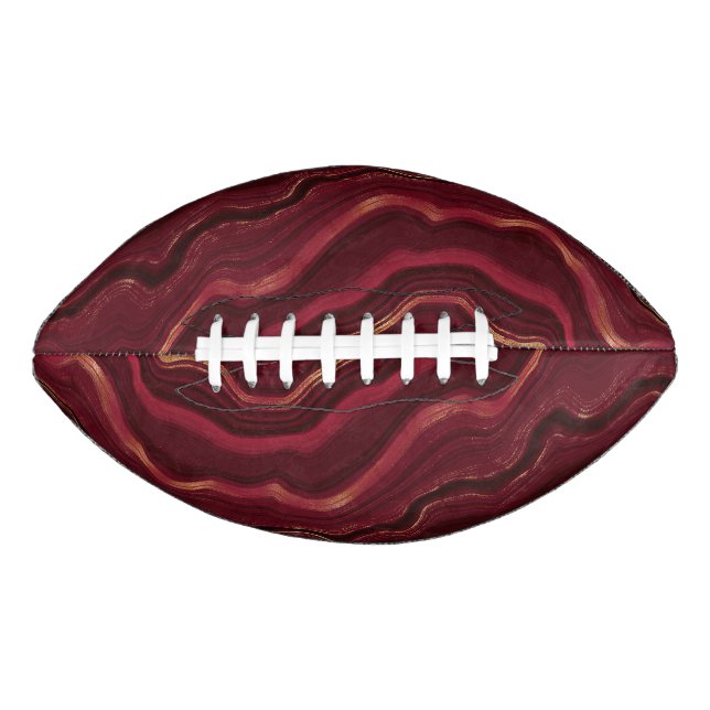 Balón De Fútbol Americano Agate Pattern (Anverso)