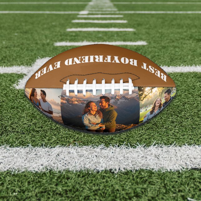 Balón De Fútbol Americano Agrega tu propia foto Mejor Novio (Subido por el creador)
