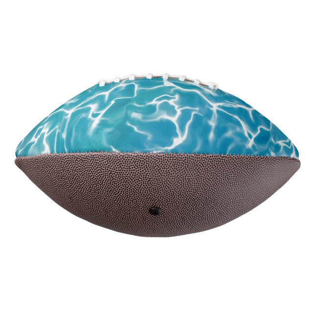 Balón De Fútbol Americano Agua del Mar Azul** (Girado 270)