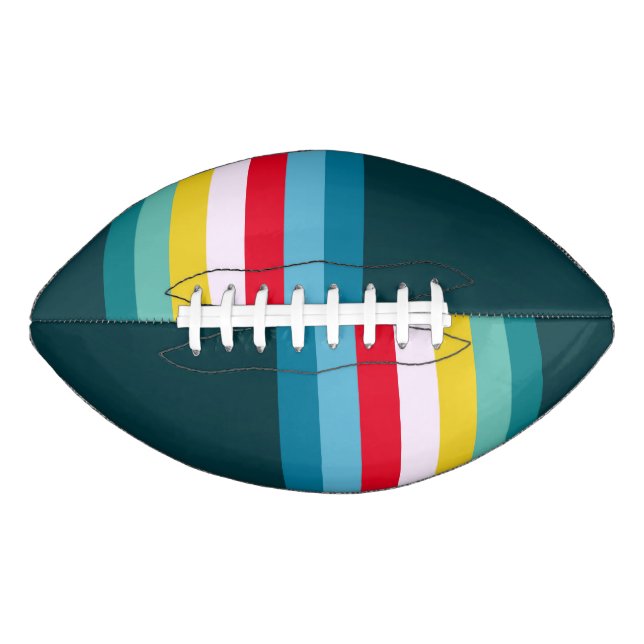 Balón De Fútbol Americano Agua marina (Anverso)