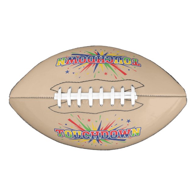 Balón De Fútbol Americano Ambiente de Touchdown (Anverso)