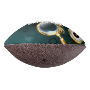 Balón De Fútbol Americano Ampliador en estilo Steampunk