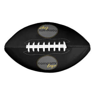 BALÓN DE FÚTBOL AMERICANO AÑADIR NEGOCIO LOGO COMPANY BRAND PROMOCIONAL NEGR