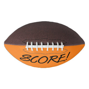Balón De Fútbol Americano Anotar fútbol negro y naranja