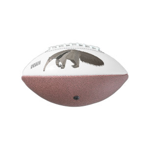 Balón De Fútbol Americano Anteater personalizado ilustracion