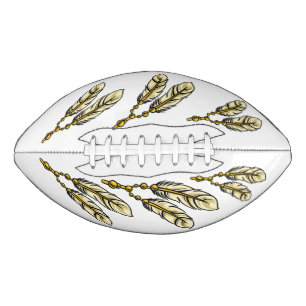 Balón De Fútbol Americano Apache Feathers Thunder_Cove