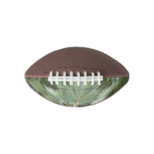 Balón De Fútbol Americano Árbol de palma plateado