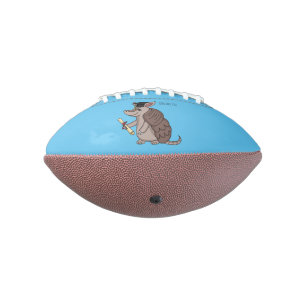 Balón De Fútbol Americano Armadillo cúbico con personalizado de tapón de gra