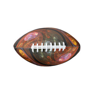 Balón De Fútbol Americano Arte abstracto de conexión fluida