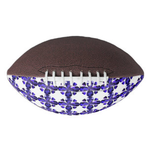 Balón De Fútbol Americano Arte de color, azul