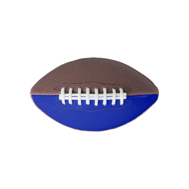 Balón De Fútbol Americano Azul (Pantone) (color sólido) (Anverso)