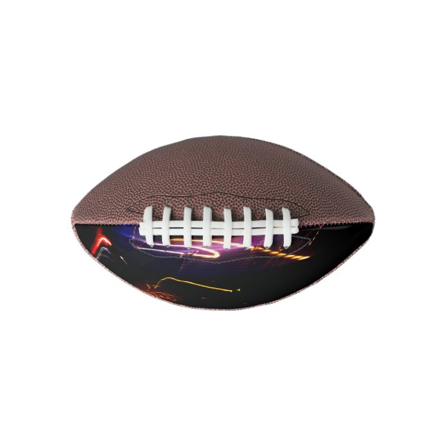 Balón De Fútbol Americano baile de coche morado (Anverso)