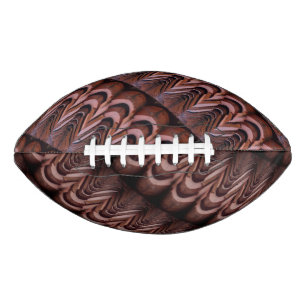 Balón De Fútbol Americano Baldosas rústicas con perspectiva única