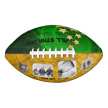 Baloncesto de Star Dad Green y Gold