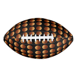 Balón De Fútbol Americano Baloncesto naranja En Negro,