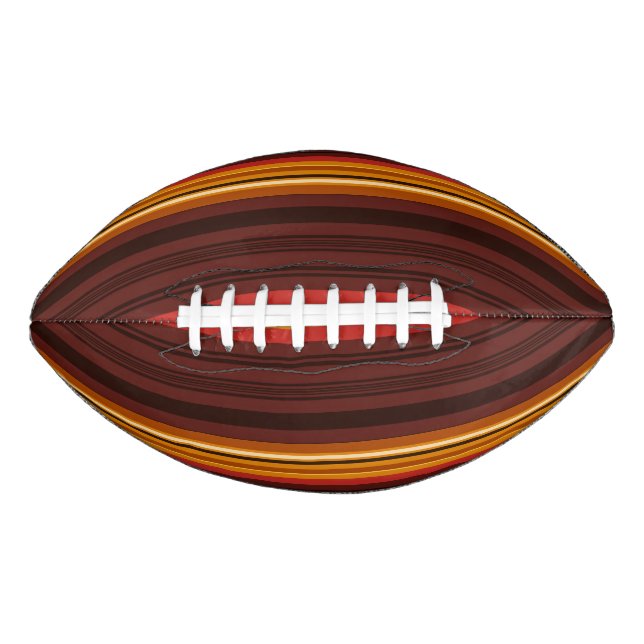 Balón De Fútbol Americano Bandas de cosecha (Anverso)
