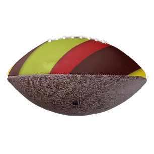 Balón De Fútbol Americano Bandas diagonales multicolores