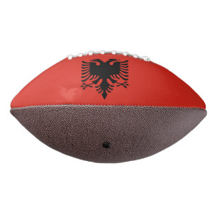 Balón De Fútbol Americano Bandera albanesa