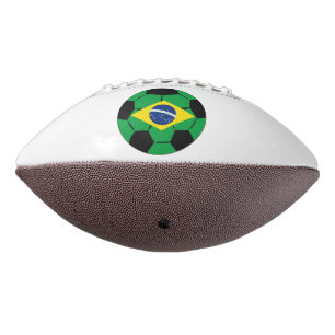 Balón De Fútbol Americano Bandera brasileña de la camiseta de fútbol de Bras