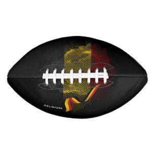 Balón De Fútbol Americano Bandera de Bélgica