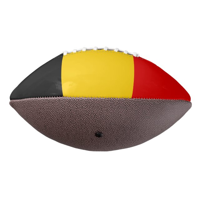 Balón De Fútbol Americano Bandera de Bélgica (Girado 270)