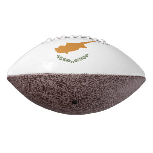 Balón De Fútbol Americano Bandera de Chipre