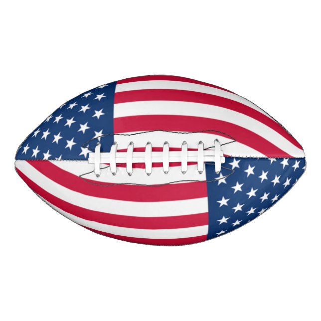 Balón De Fútbol Americano Bandera de EE. UU. - Estados Unidos de América - P (Anverso)