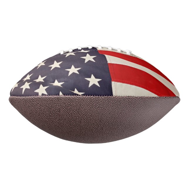 Balón De Fútbol Americano Bandera de Estados Unidos (Girado 270)