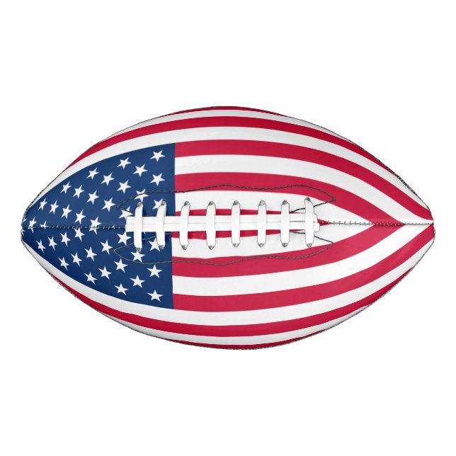 Balón De Fútbol Americano Bandera de Estados Unidos - Estados Unidos de Amér (Anverso)