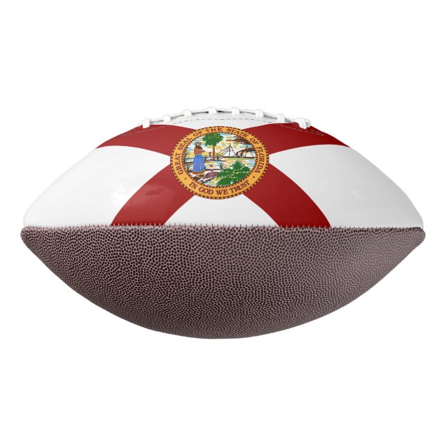Balón De Fútbol Americano Bandera de Florida (Girado 270)