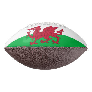 Balón De Fútbol Americano Bandera de Gales (Cymru)