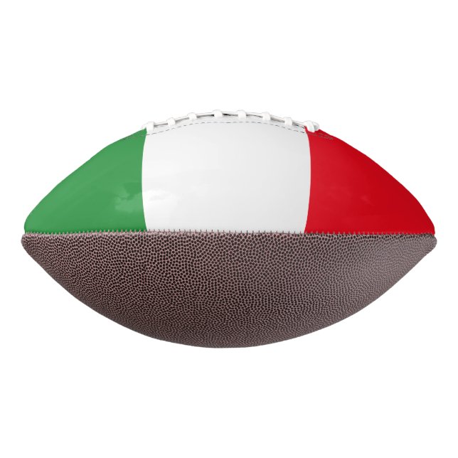 Balón De Fútbol Americano Bandera de Italia (Girado 270)