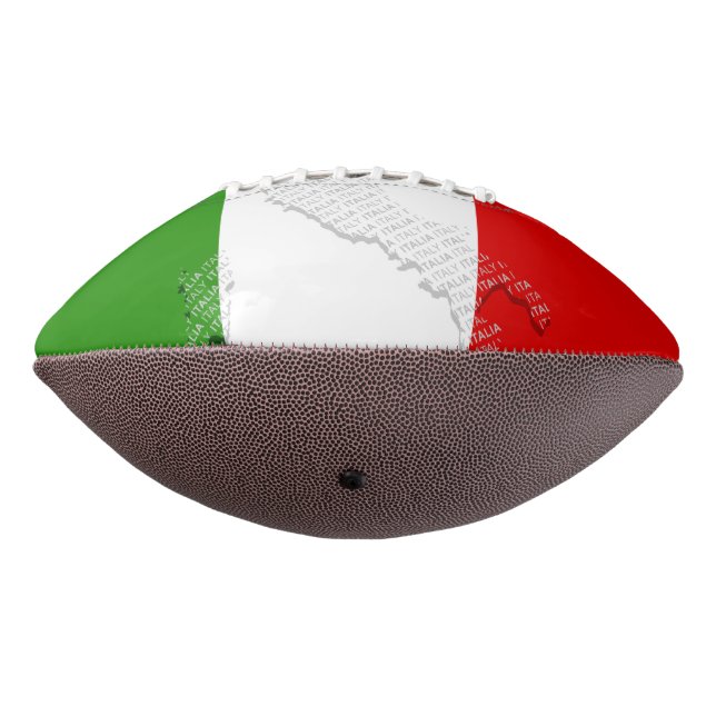 Balón De Fútbol Americano Bandera de Italia (Girado 270)