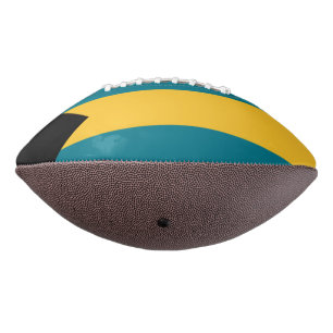 Balón De Fútbol Americano Bandera de las Bahamas