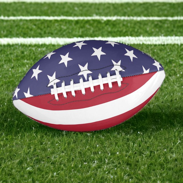 Balón De Fútbol Americano Bandera de los Estados Unidos de América (United States of America USA Flag Football from Ricaso. )