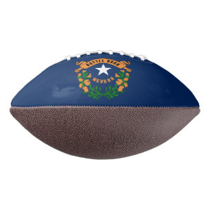 Balón De Fútbol Americano Bandera de Nevada