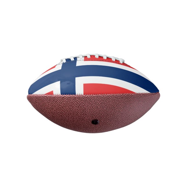 Balón De Fútbol Americano Bandera de Noruega Mini Fútbol (Girado 270)
