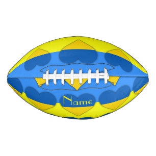 Balón De Fútbol Americano Bandera de Ucrania azul Thunder_Cove