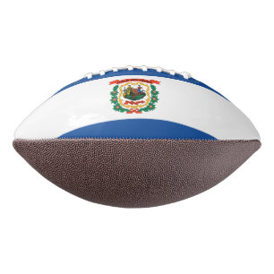 Balón De Fútbol Americano Bandera de Virginia Occidental