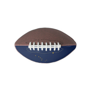 Balón De Fútbol Americano Bandera del estado de Alaska