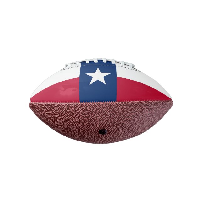 Balón De Fútbol Americano Bandera del fútbol americano patriótico en Texas (Girado 270)