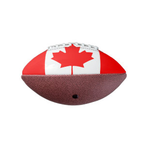 Balón De Fútbol Americano Bandera del Mini Fútbol de Canadá