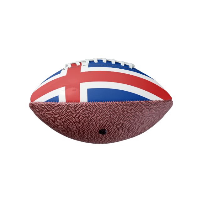 Balón De Fútbol Americano Bandera del Mini Fútbol de Islandia (Girado 270)