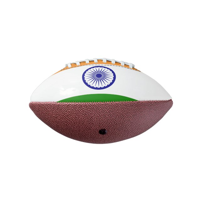 Balón De Fútbol Americano Bandera del Mini Fútbol de la India (Girado 270)