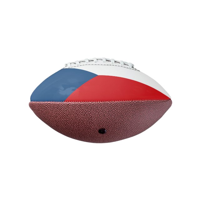Balón De Fútbol Americano Bandera del Mini Fútbol de la República Checa (Girado 270)