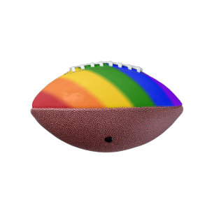 Balón De Fútbol Americano Bandera del orgullo gay caído