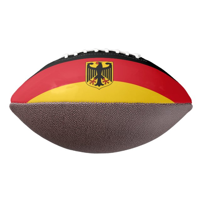 Balón De Fútbol Americano Bandera/ escudo de armas de Alemania (Girado 270)