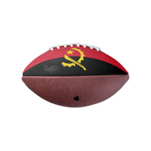 Balón De Fútbol Americano Bandera patriótica angoleña