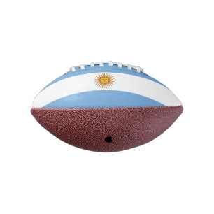 Balón De Fútbol Americano Bandera Patriótica Argentina